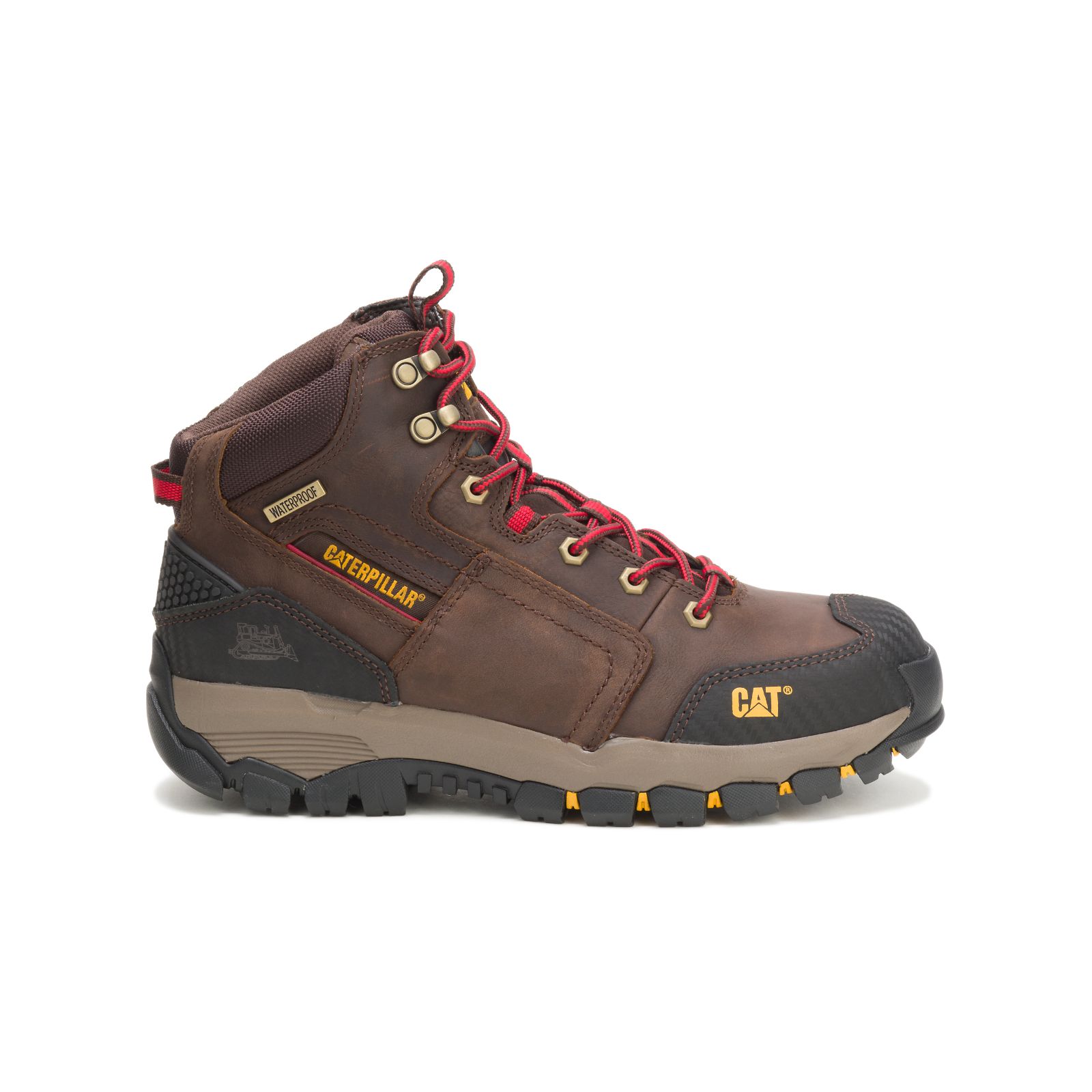 Caterpillar Boots Karachi - Caterpillar Navigator Waterproof Mens Work Boots Brown (319846-URF)